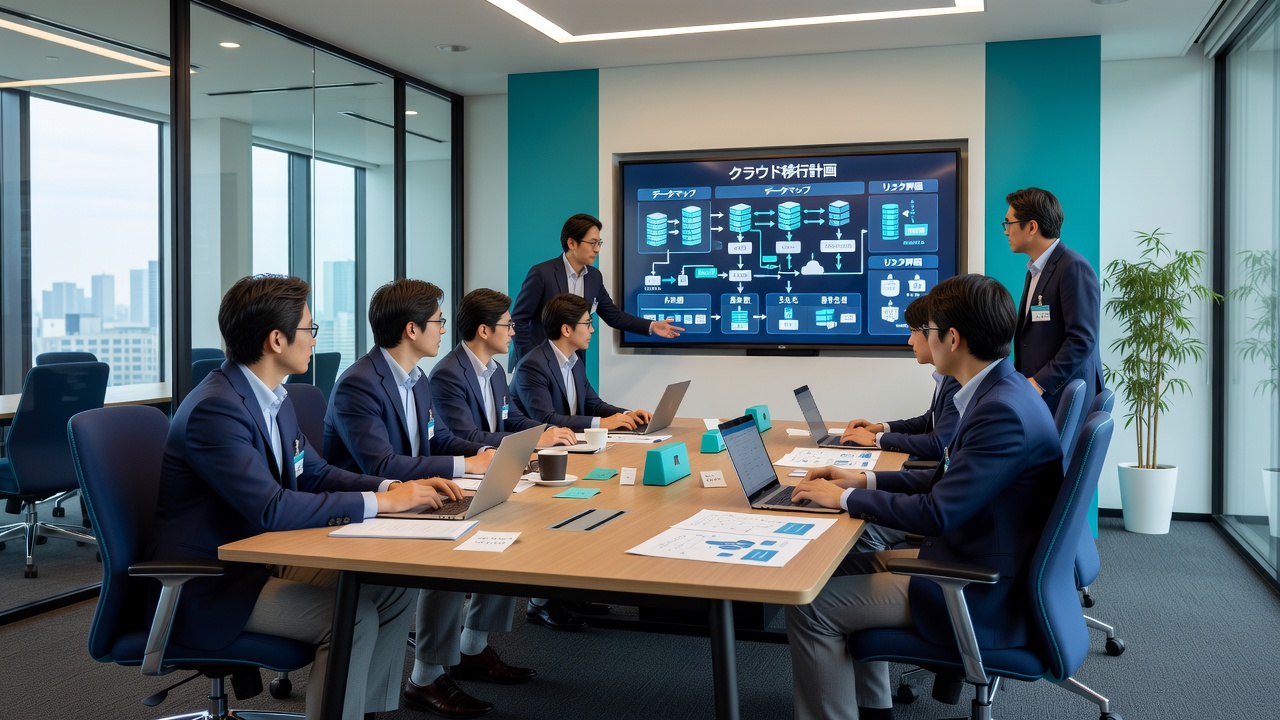 クラウド移行計画のミーティング