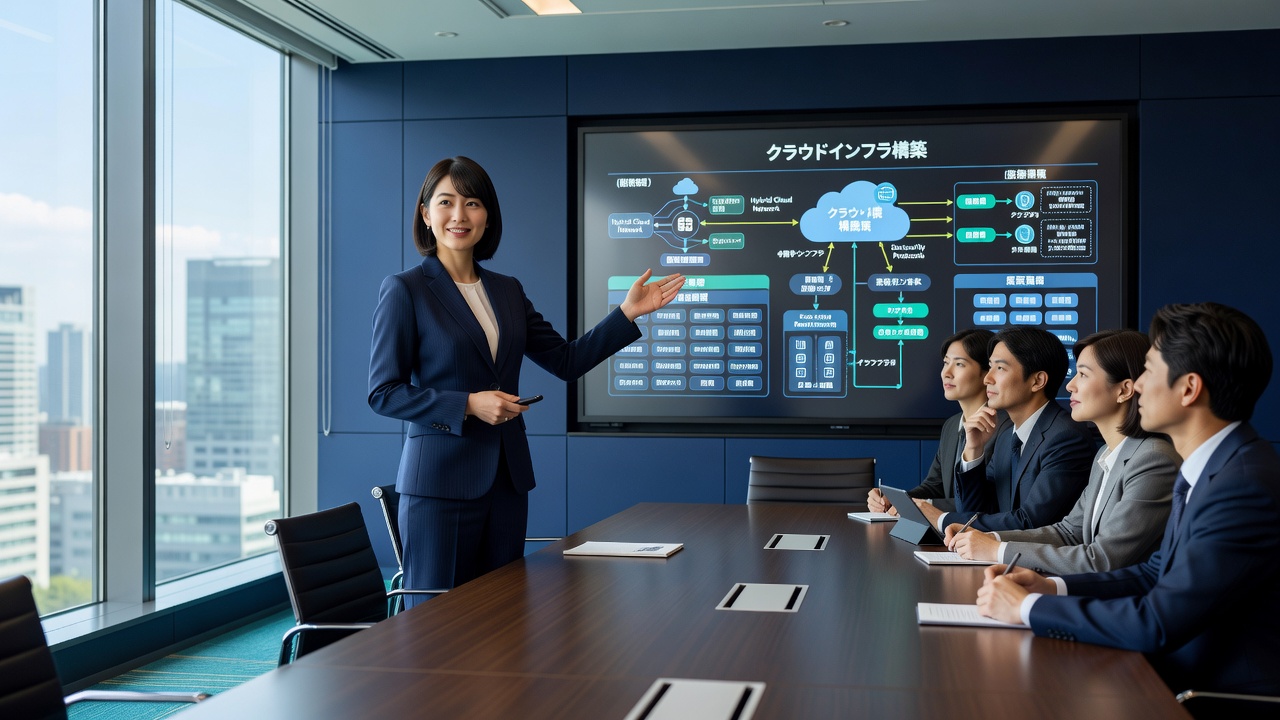ITインフラ提案の様子